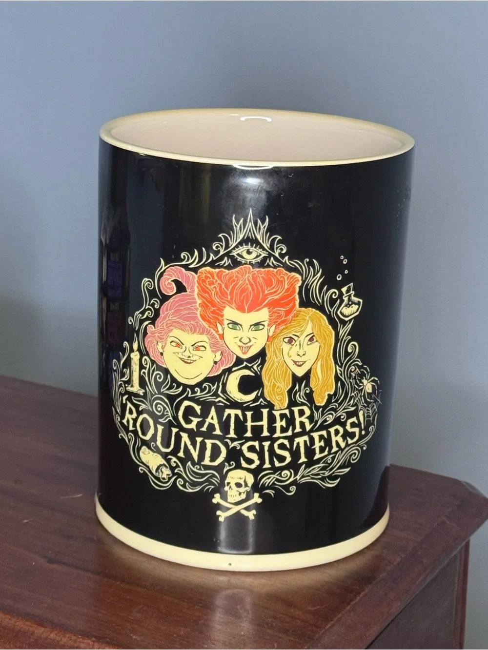 Disney Hocus Pocus Ceramic Utensil Holder Crock – Halloween Kitchen